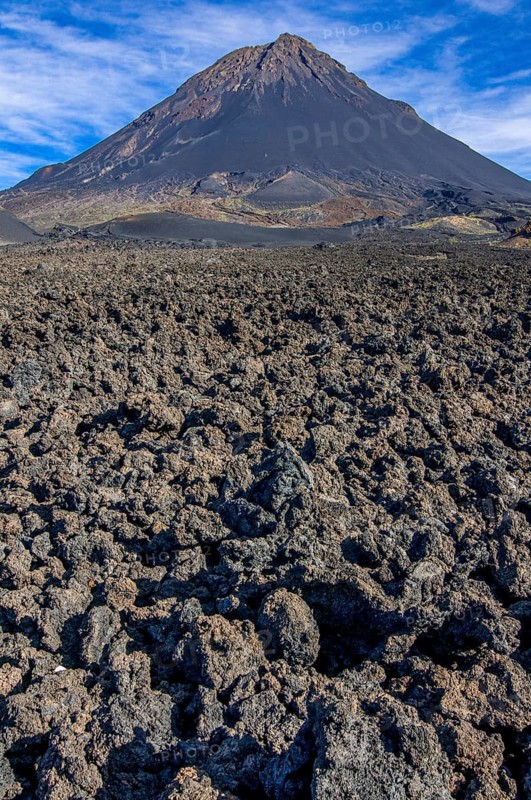 Vulcano on Fogo. Cabo Verde. Africa