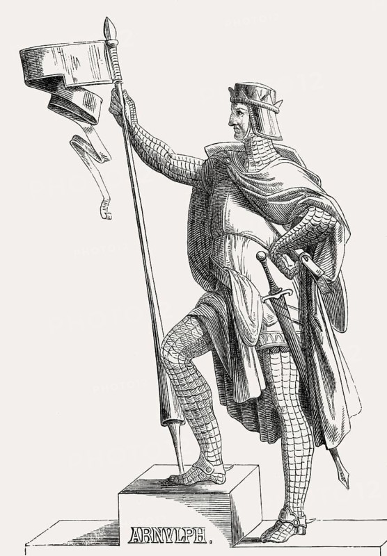 Arnulf of Carinthia, Holy Roman Emperor from 896 to 899