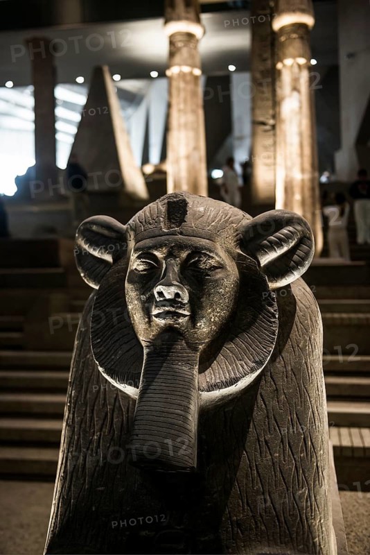 Artwork of the Pharaohs, the Grand Egyptian Museum, Grand Egyptian Museum, GEM, Giza, Cairo, Egypt