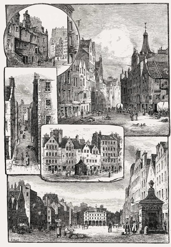 The Grassmarket, Edinburgh, Scotland, 19th century