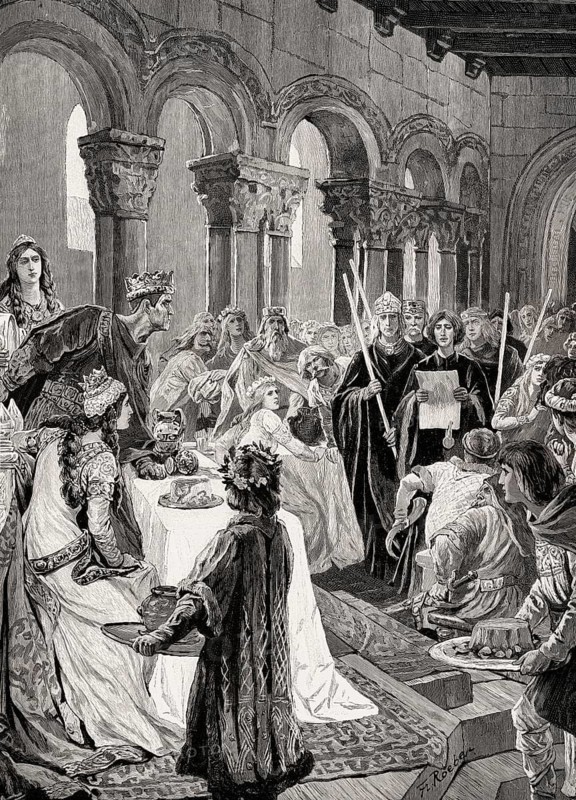 Charles the Bald, Karl II., 823-877and Louis the German, Louis II, Ludovicus II, 806, 876, Treaty of Verdun, 843