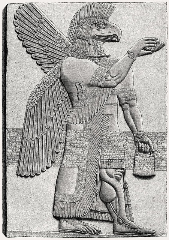 Old Babylonian Winged Genius, Mesopotamia