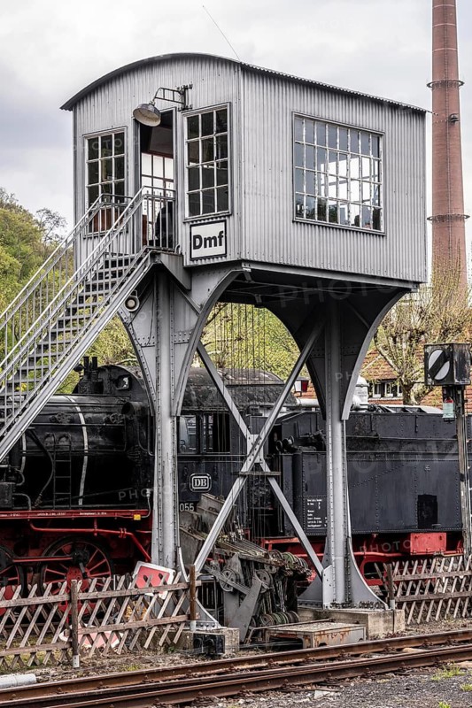 Bochum Railway Museum, museum days weekend, with many attractions such as steam locomotive rides, 3 locomotives are under steam, historic trains make round trips through the Ruhr Valley, many locomotives are on display, on the site of the former Dahlhausen railway depot, North Rhine-Westphalia, Germany