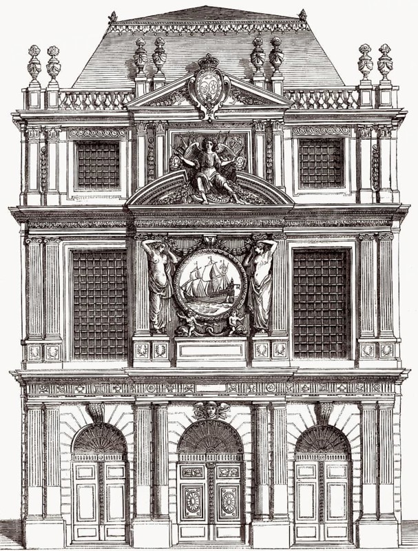 Le Pavillon des Drapiers et Bonnetiers, Saal der Tuchmacher, Paris, Frankreich, 17.