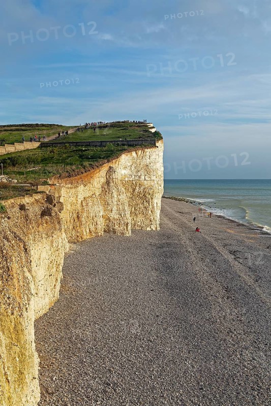 Birling Gap, part of The Seven Sisters chalk cliffs, South Downs, England, United Kingdom