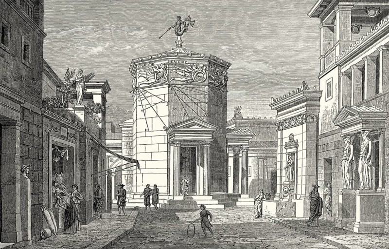 The Tower of the Winds, Athens, ancient Greece
