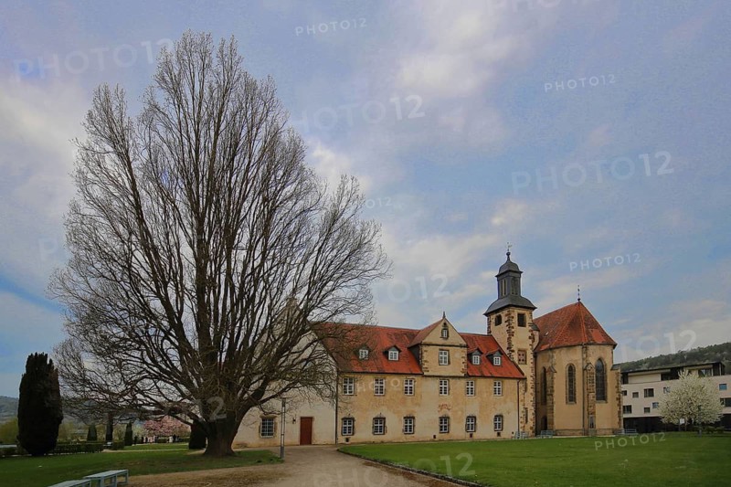 Former Cistercian Abbey, Klosterkirche, Haydau Abbey, Altmorschen, Knüllgebirge, Hesse, Germany