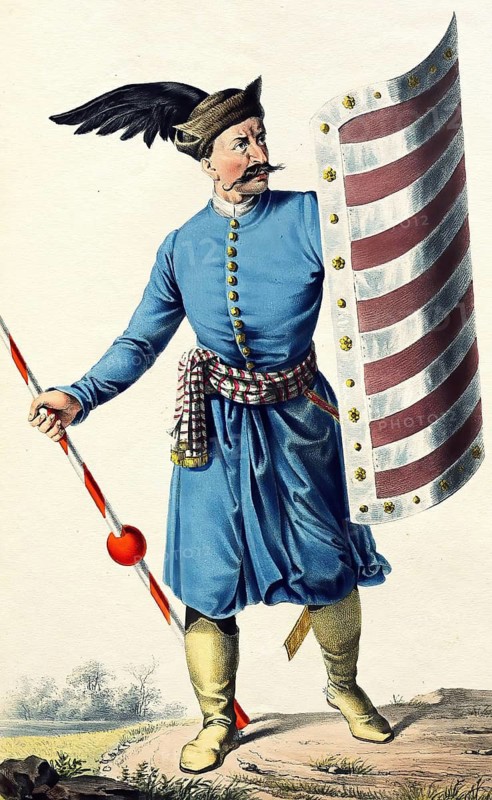 Keme, legendary Hungarian military leader, Historical, digitally restored reproduction from a 19th century original, Record date not stated