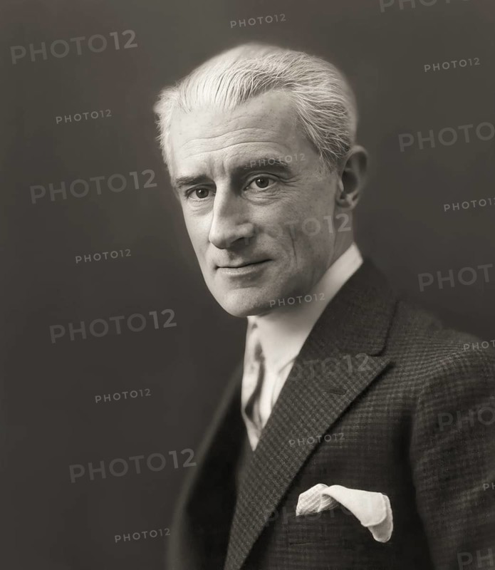 Joseph Maurice Ravel, 1875 – 1937, French composer, pianist and conductor, leading musician in Impressionism, 1925, digitally edited