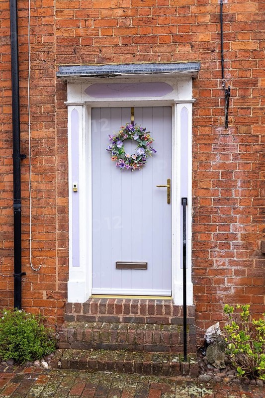 Front door, Alcester, England, Great Britain