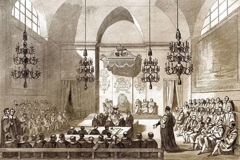 Das House of Lords, Oberhaus, London, England, 19. Jahrhundert