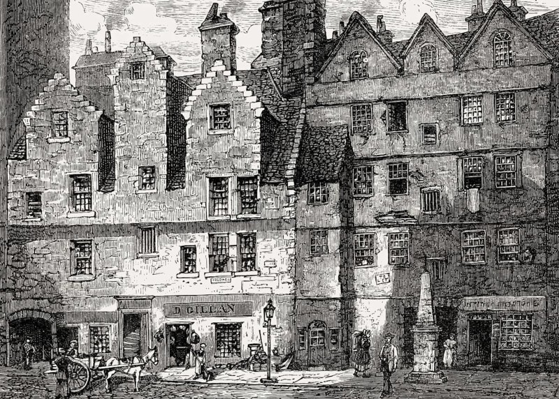 Temple Lands, Grassmarket c.1900, Edinburgh, Scotland, United Kingdom