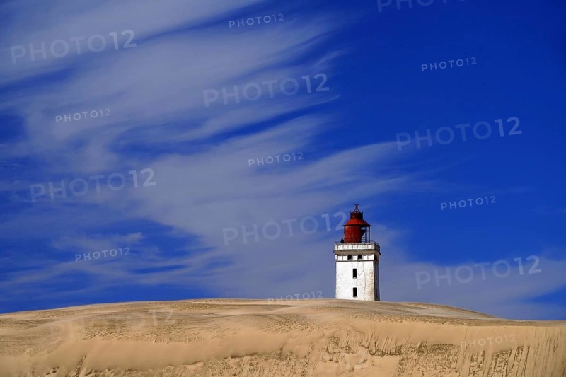 Europe, Denmark, North Jutland, Rubjerg Knude, wandering dune, sanded lighthouse, Denmark, Scandinavia