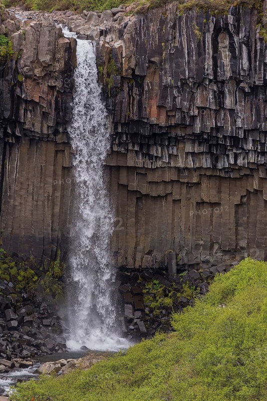 Svartifoss waterfall, Vatnajökull National Park, SE Iceland