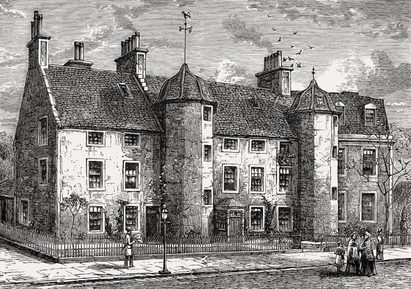 Dalry House, Dalry, Edinburgh, Scotland, 19th century