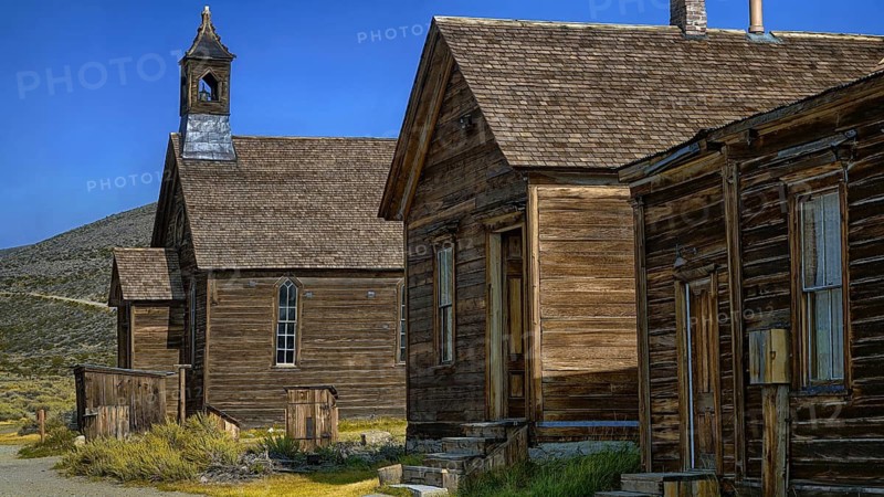 USA, California, Bodie Ghost Town, Bodie, California, USA