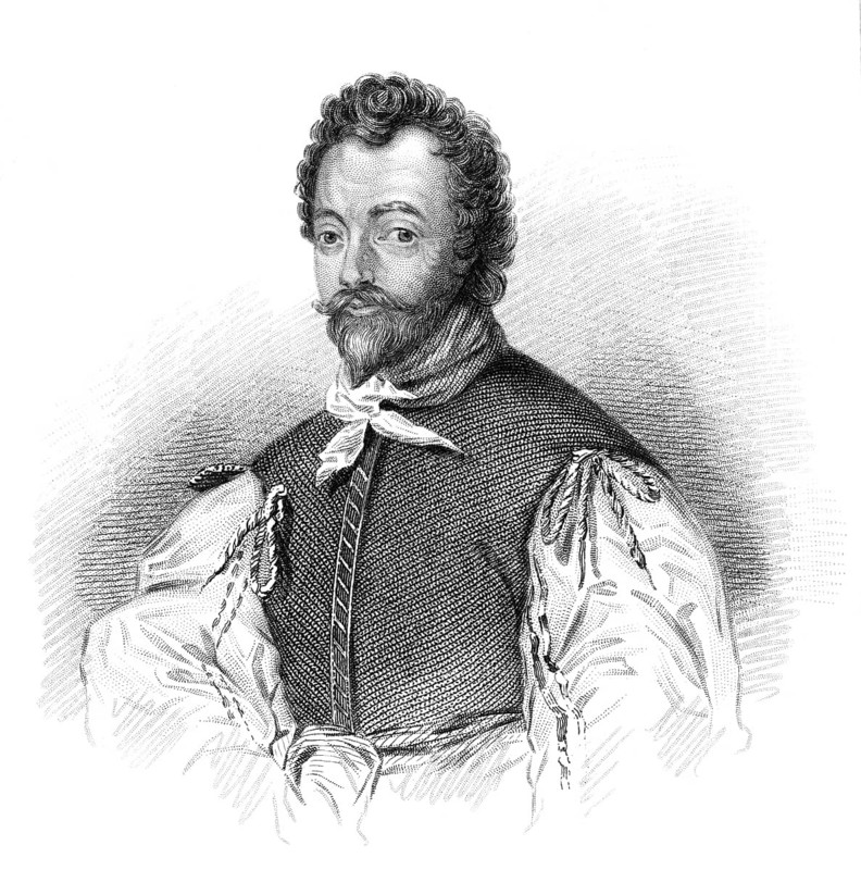 Sir Francis Drake, ca. 1540-1596, englischer Seefahrer, Pirat, Entdecker, Vizeadmiral und der erste englische Weltumsegler