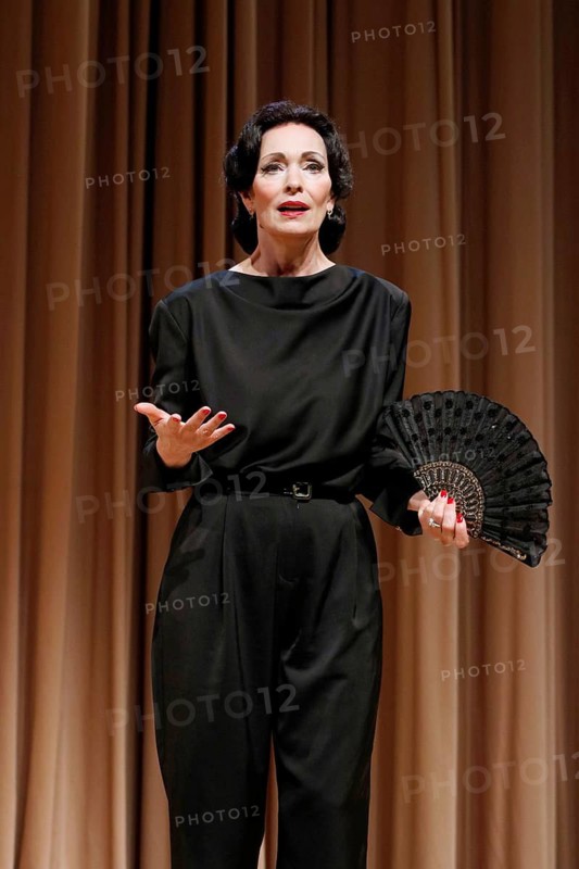 Katja Weitzenböck as Maria Callas at the photo rehearsal for Meisterklasse at the Komödie am Kurfürstendamm, Berlin, 11/09/2024