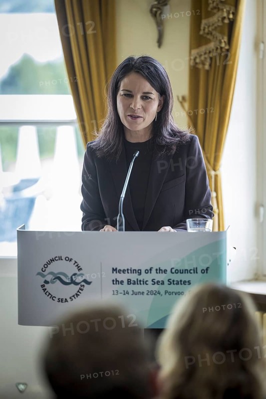 Press conference with Annalena Bärbock (Alliance 90/The Greens), Federal Foreign Minister, at the meeting of foreign ministers of the member states of the Council of the Baltic Sea States.