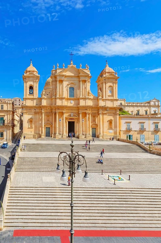 San Nicolò Cathedral, Noto, Noto Valley, Sicily, Italy