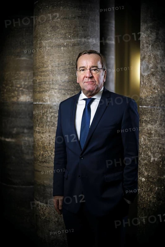 Boris Pistorius (SPD), Federal Minister of Defence, poses for a photo at the Ministry of Defence. Berlin, 13.02.2024