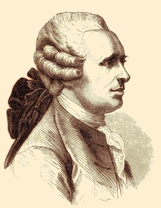 Jean-Baptiste le Rond d'Alembert, 1717 –1783, a French mathematician, physicist and philosopher