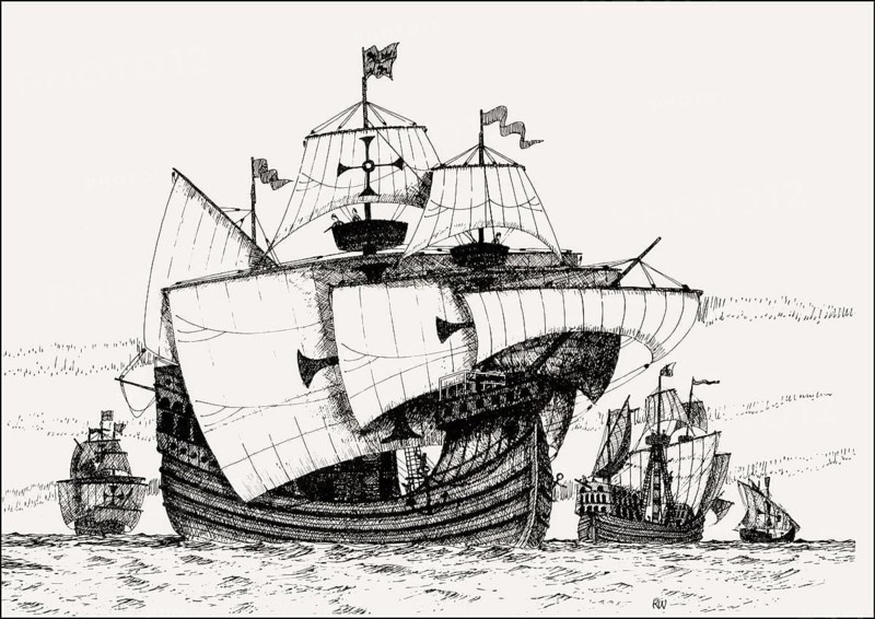 São Gabriel, the Flagship of Vasco da Gama, c. 1460s – 1524, Portuguese explorer