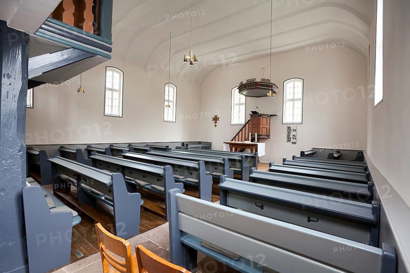 Huguenot church Kelze, Hofgeismar, Weserbergland, Hesse, Germany