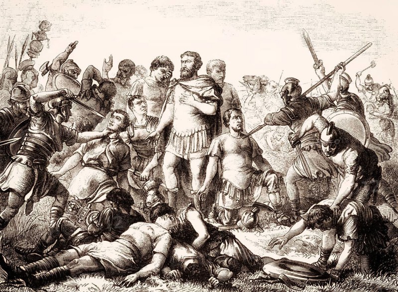 The Martyrdom of Saint Maurice and the Theban Legion or Martyrs of Agaunum, in 286 AD
