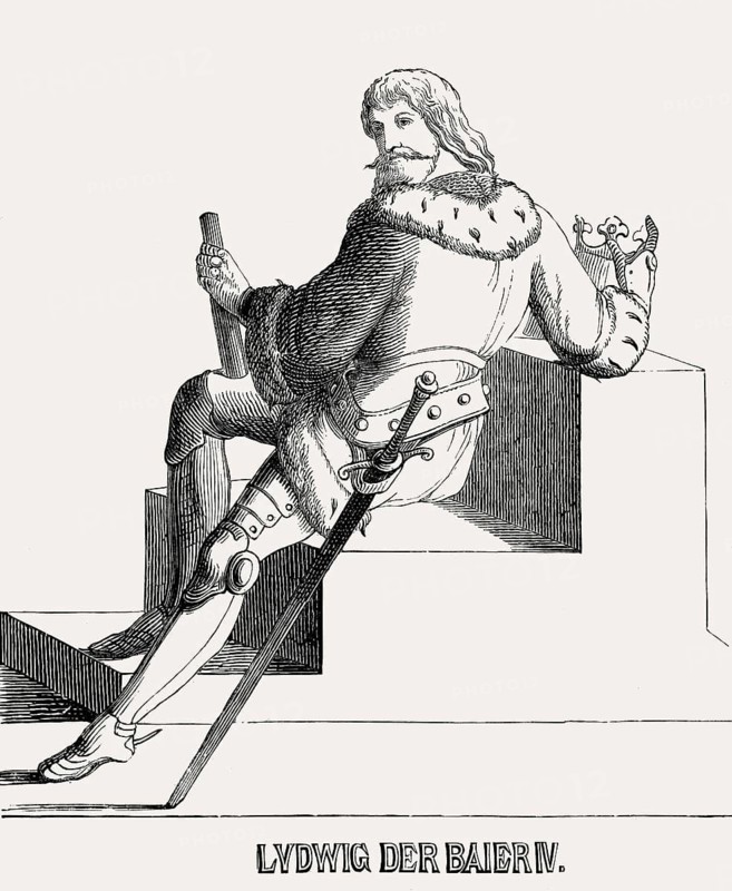 Louis IV, called the Bavarian, Holy Roman Emperor from 1328 to 1347