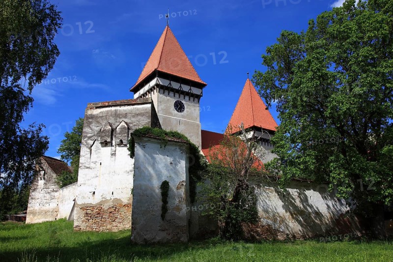 Schönberg fortified church, Dealu Frumos, a fortified Lutheran church in Sibiu County, Sibiu, in Transylvania, Romania
