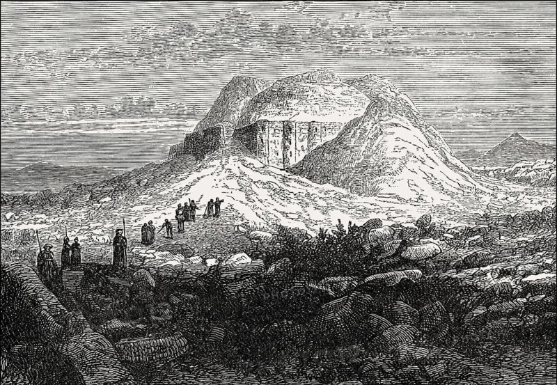 Ruins of Ur Kasdim or Ur of the Chaldeans, birthplace of the Israelite patriarch Abraham