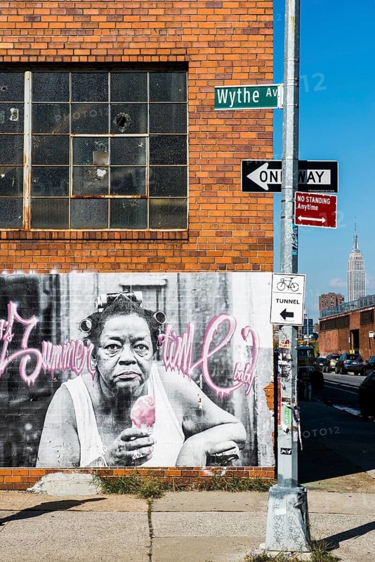 Straßenkunst, Graffiti, Williamsburg, Brooklyn, New York City, New York, USA