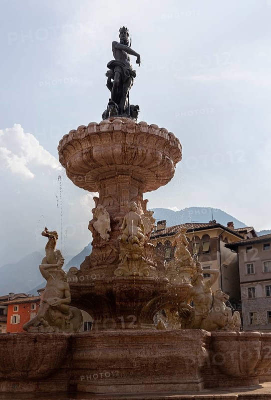 Neptune Fountain, Trento, Tyrol, Italy