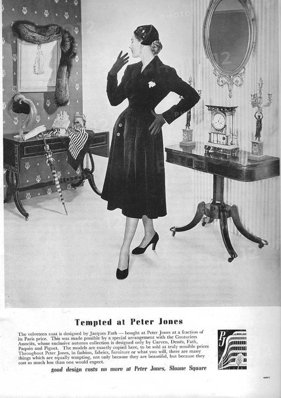 Advertising in Country Life magazine UK 1951