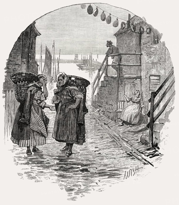 Newhaven Fishwives, Newhaven, Edinburgh, Scotland, 19th century