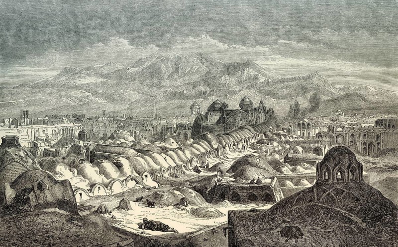 Historical Bazaar of Kashan, Isfahan province, Iran, 19th century