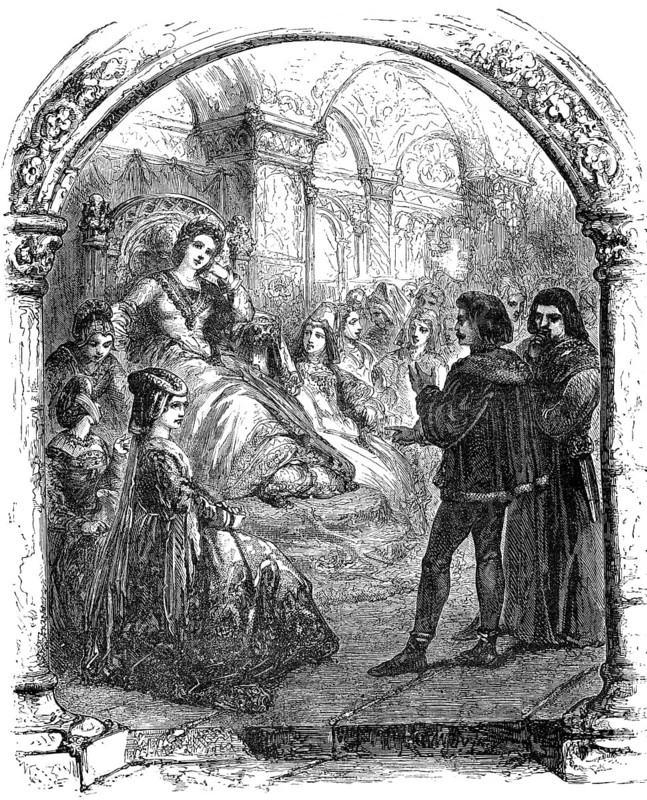 The court of Innocent IV, c. 1195 – 1254, Pope of the Catholic Church from 25 June 1243 to his death