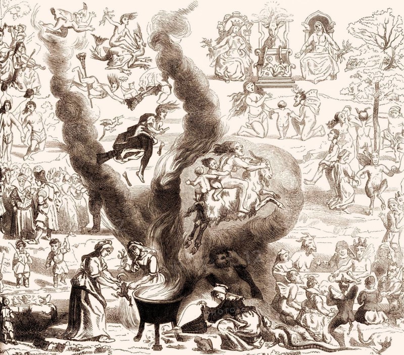 A Witches' Sabbath in Middle Ages