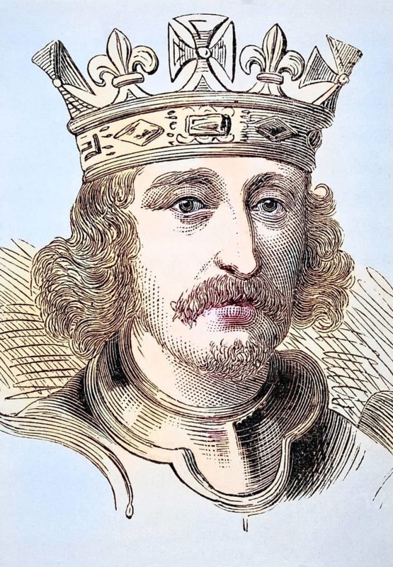 Richard I of England, known as Lionheart 1157 to 1199 From The National and Domestic History of England by William Aubrey, published in London around 1890, Historical, digitally restored reproduction from a 19th century original, Record date not stated