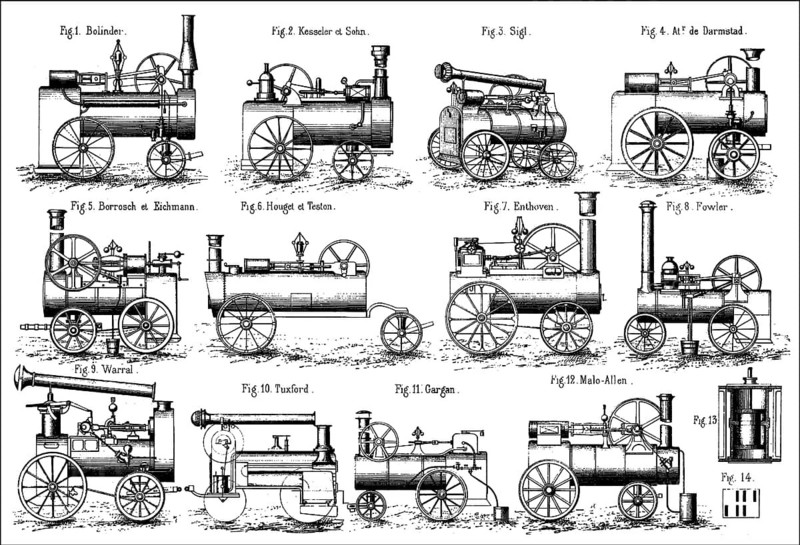Types of steam locomotives, 19th century