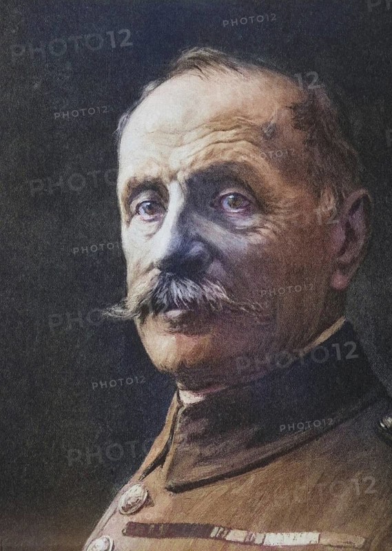 Marshal of France Ferdinand Foch 1851 to 1929. from L'Illustration, 1918, Historical, digitally restored reproduction from a 19th century original, Record date not stated