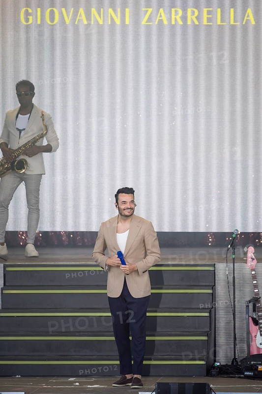 Giovanni Zarrella live on An Italian Summer Night Tour in the Berlin Gardens of the World on 13 June 2024
