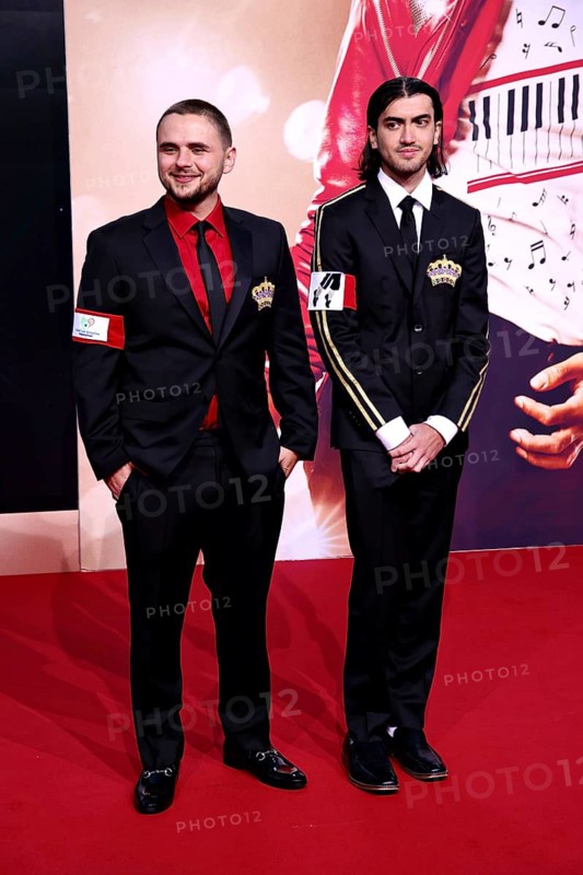 Prince Jackson, Bigi Jackson - the sons of Michael Jackson - International Premiere of MICHAEL, Uber Platz, Berlin, 10.4.26