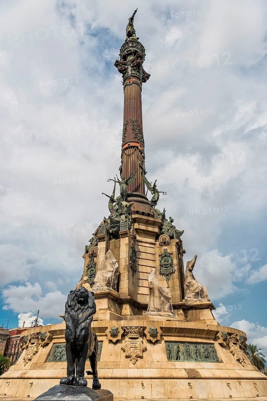 Statue of Christopher Columbus, Barcelona, Spain