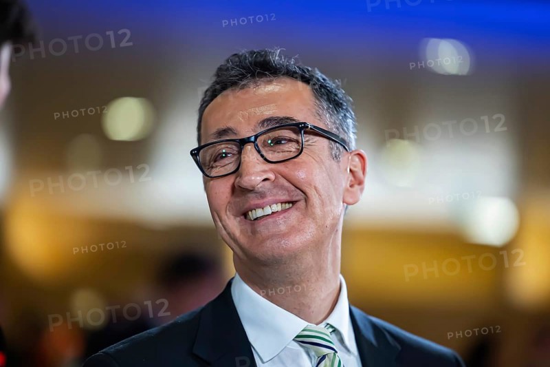 2026 state election in Baden-Württemberg. Election night in the state parliament. Cem Özdemir, leading candidate of the Alliance 90-The Greens party. portrait. Stuttgart, Baden-Württemberg, Germany