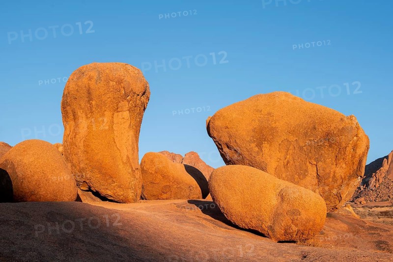 Rocks and desert landscape, Pontok Mountains, Spitzkoppe, Große Spitzkuppe Nature Reserve, Namibia