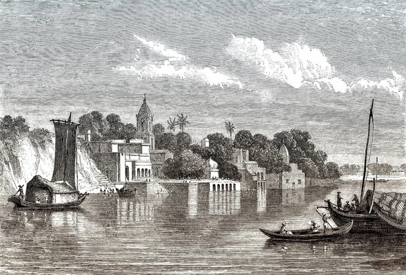 Kanpur oder Cawnpore, Uttar Pradesh, Indien, 1810
