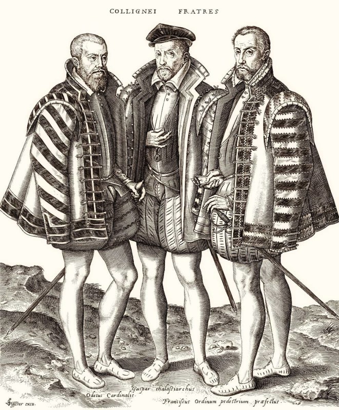 The Brothers de Coligny, Gaspard de Coligny II, François de Coligny, Odet de Coligny
