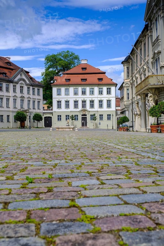 Residenzplatz, Eichstätt, Altmühltal, Upper Bavaria, Bavaria, Germany